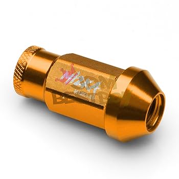 mymtk☺︎ Project Kics M12x1.25 Blue Titanium Closed End Lug Nuts